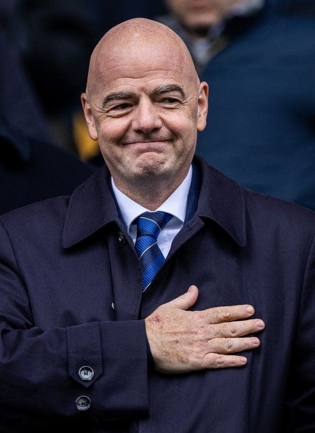 FIFA president Gianni Infantino