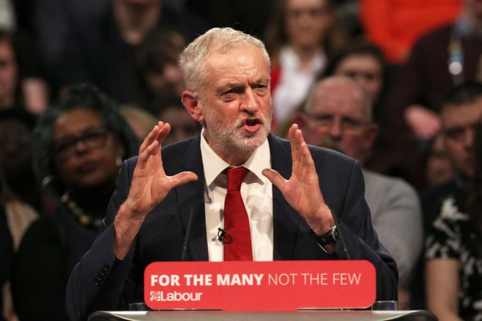 Labour leader Jeremy Corbyn: Within his party, there are three powers all engaged in political combat against each other (PA Wire/PA Images)