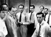 <a href="http://movies.yahoo.com/movie/twelve-angry-men/" data-ylk="slk:12 ANGRY MEN;elm:context_link;itc:0;sec:content-canvas" class="link ">12 ANGRY MEN</a> (1957) <br>Directed by: Sidney Lumet <br>Starring: Henry Fonda, Lee J. Cobb and E.G. Marshall