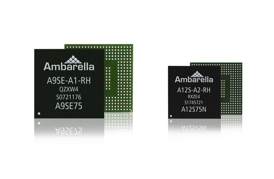 Ambarella chips for flying cameras