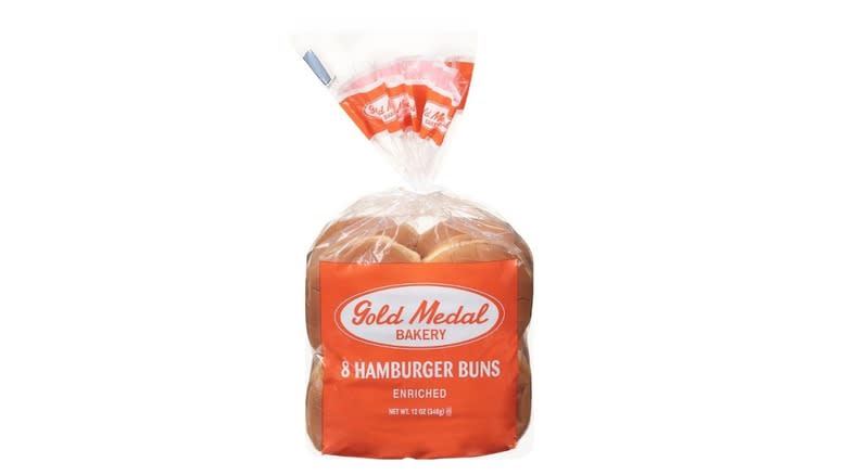 bag of Gold Medal burger buns