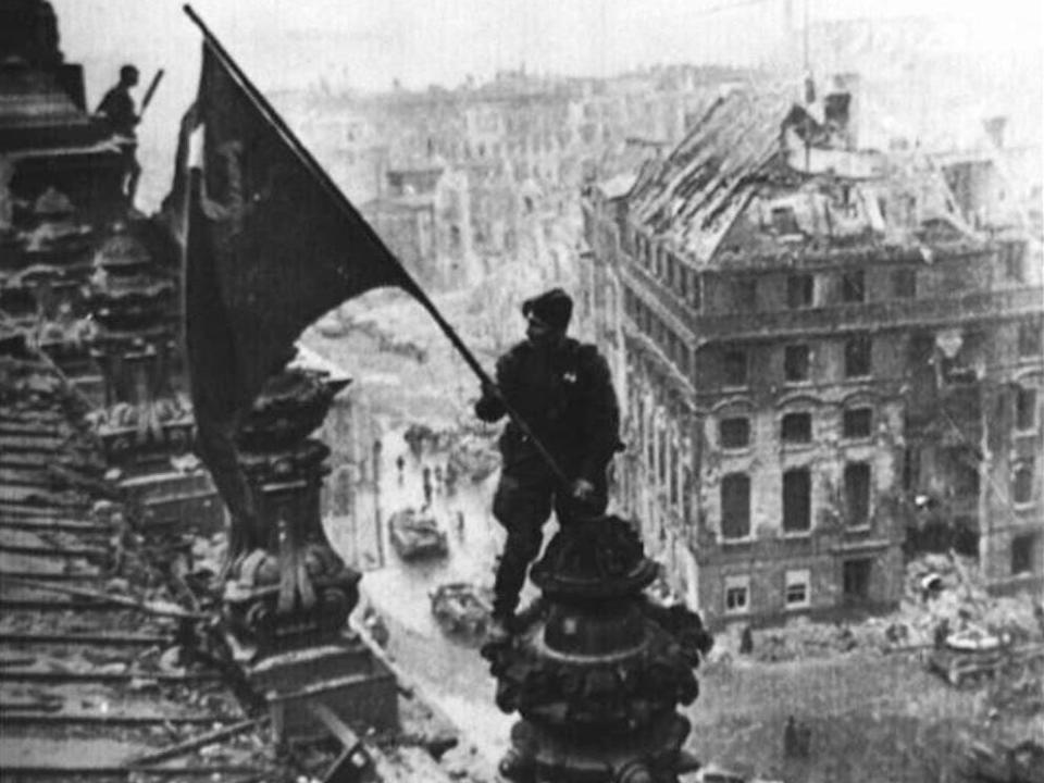 Soviet Union soldier Reichstag Berlin Germany world war ii wwii