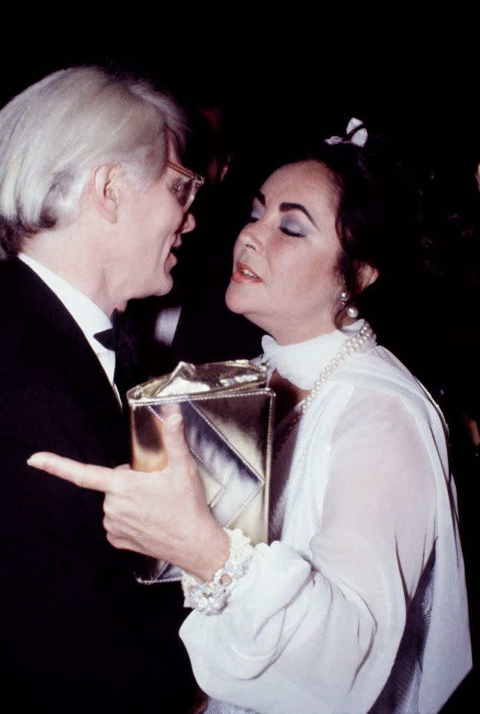 andy warhol and elizabeth taylor