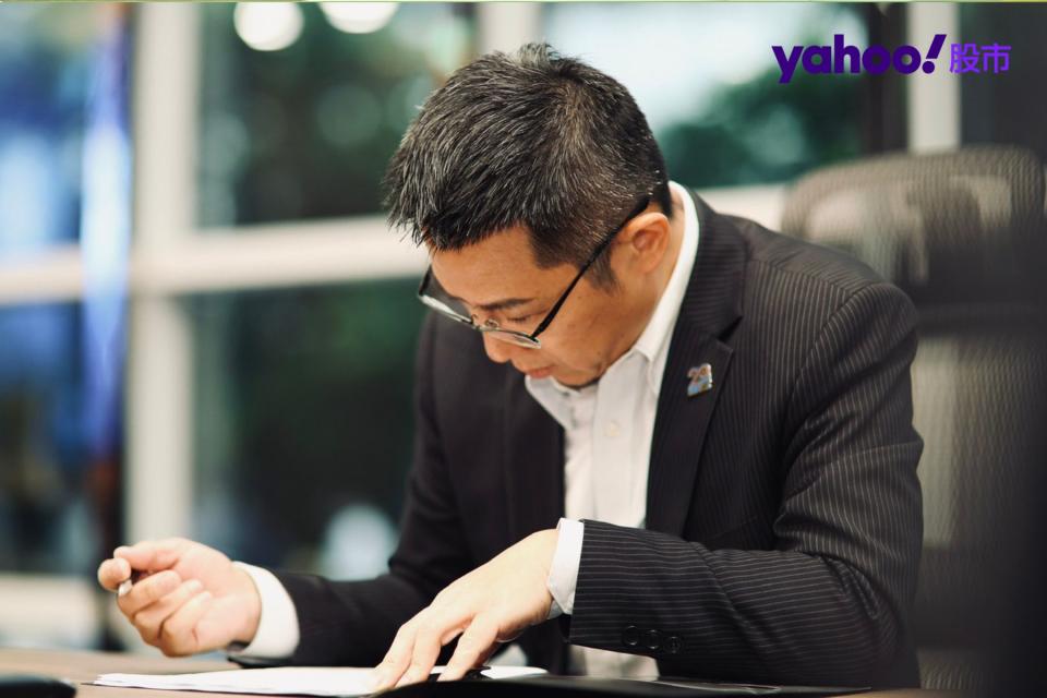 群創光電董事長洪進揚專訪。圖/Yahoo