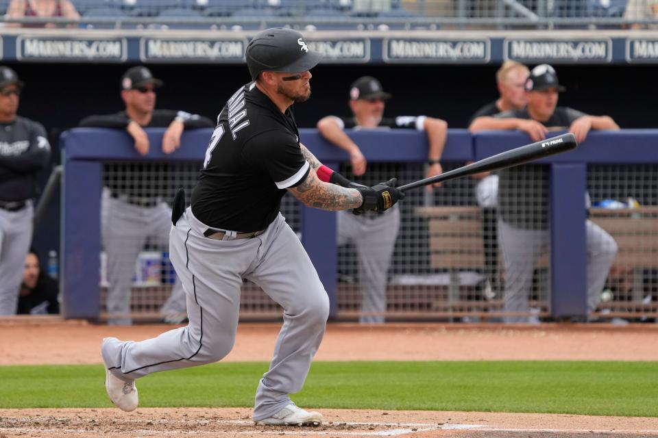 Yasmani Grandal slashed just .202/.301/.269 last year and hasn't played 100 games in a season since 2019, but he's healthy and raking this spring.