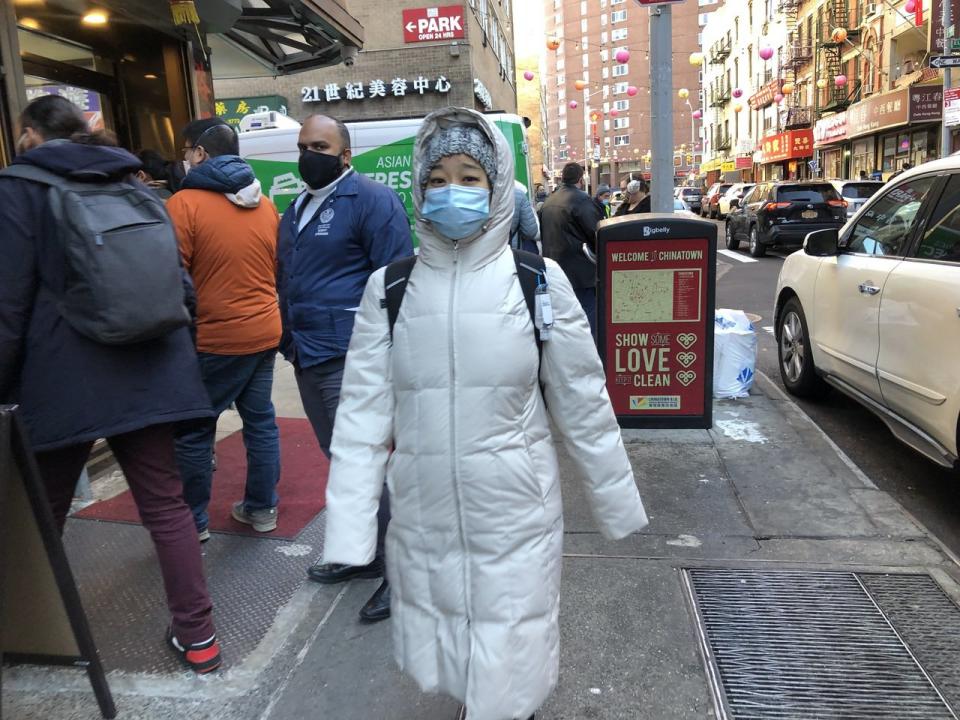 變種新冠病毒Omicron在紐約市快速傳播，全市陽性率飆升。(記者顏嘉瑩／攝影)