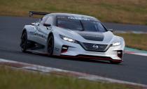 <p>Right now, the <a rel="nofollow noopener" href="https://www.caranddriver.com/news/nissan-leaf-nismo-adds-sporty-style-though-not-much-actual-sportiness" target="_blank" data-ylk="slk:Leaf NISMO;elm:context_link;itc:0;sec:content-canvas" class="link ">Leaf NISMO</a>-the closest thing to a high-performance Nissan EV-is on sale in Japan with factory summer tires and upgrades to the suspension, brakes, and other components.</p>