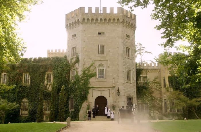 El palacio de El Rincón es uno de los lugares donde se graba La Promesa