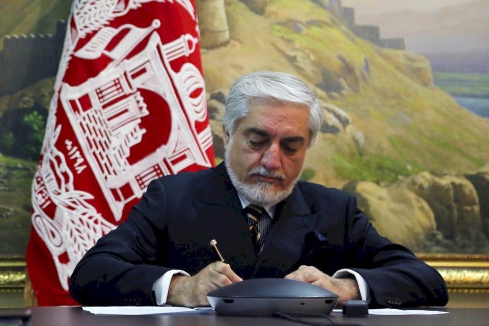 阿富汗高級官員阿布杜拉(Abdullah Abdullah)。(圖：阿布杜拉推特)