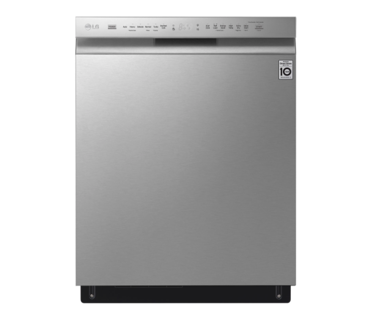 LG 24" 46dB Built-In Dishwasher with Third Rack. Image via Best Buy.