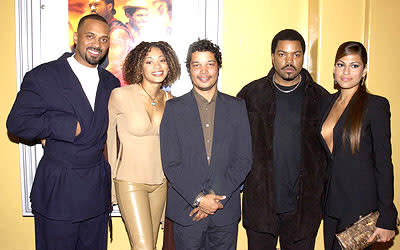 Mike Epps , Valarie Rae Miller , Kevin Bray , Ice Cube and Eva Mendes at the LA premiere of All About The Benjamins