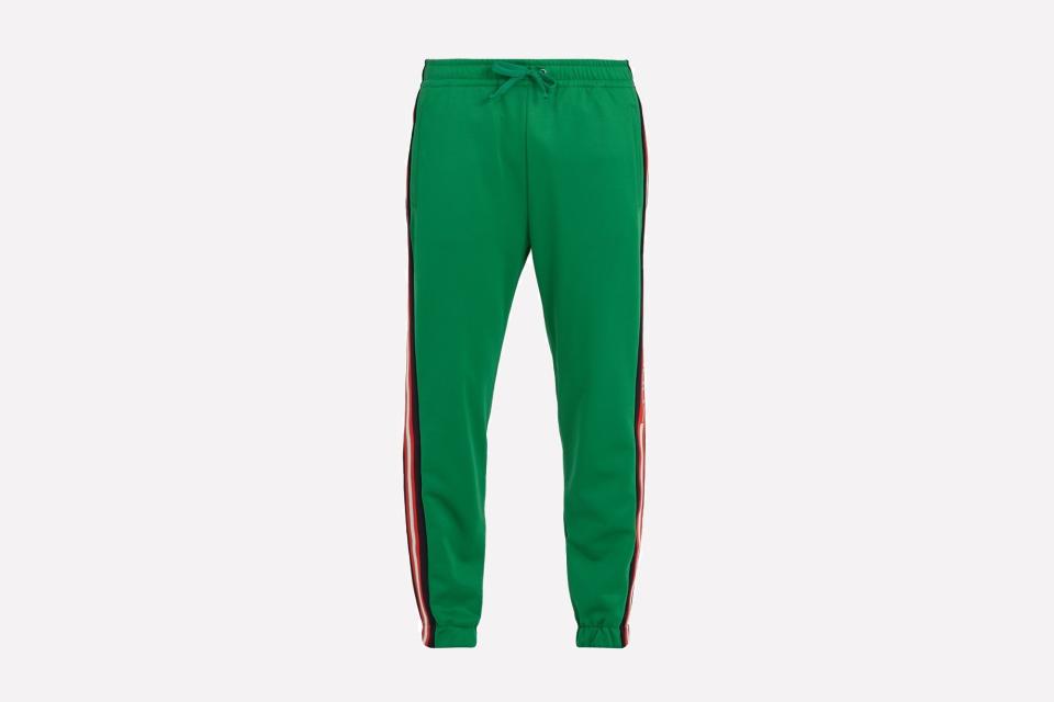 Gucci side stripe track pants