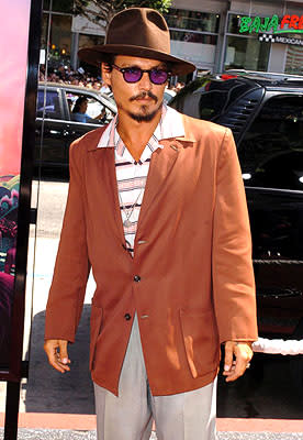 Johnny Depp at the LA premiere of Warner Bros. Pictures' Charlie and the Chocolate Factory