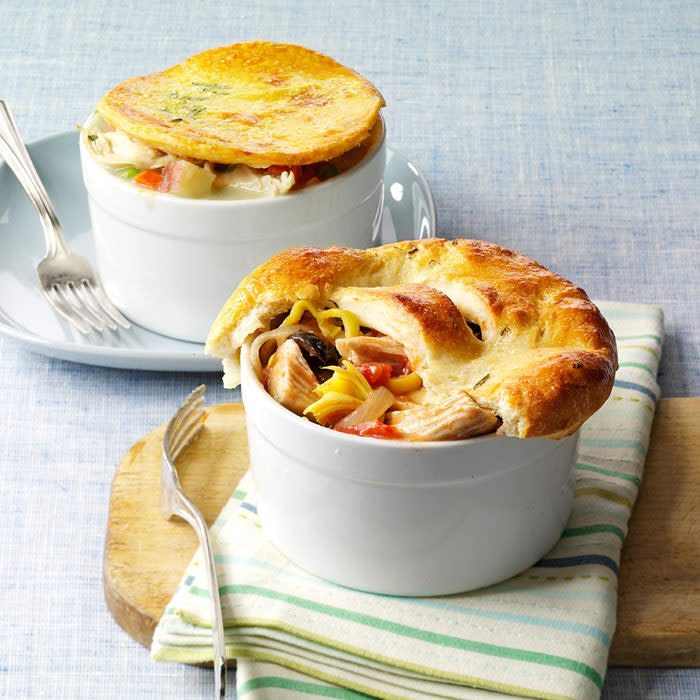 Mediterranean Turkey Potpies