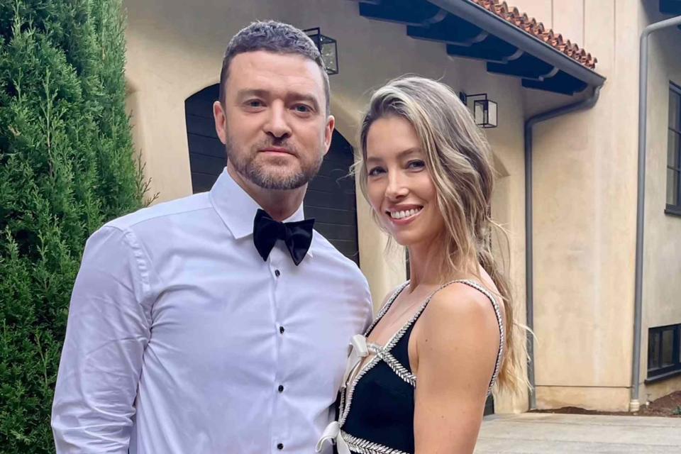 <p>Justin Timberlake /Instagram</p> Justin Timberlake and Jessica Biel