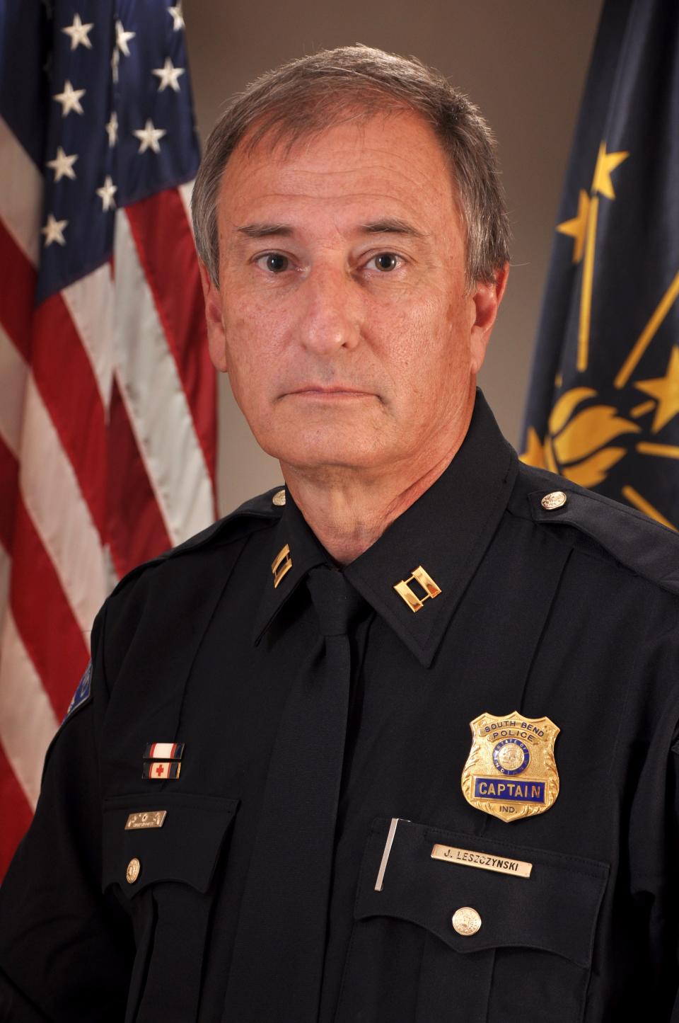 On March 20, 2023, the South Bend Police Department announced that Mayor James Mueller had appointed Capt. Joseph Leszczynski as the department's patrol division chief, replacing Capt. Eric Crittendon, who is retiring. Leszczynski had been the captain of 2nd Detail Patrol.