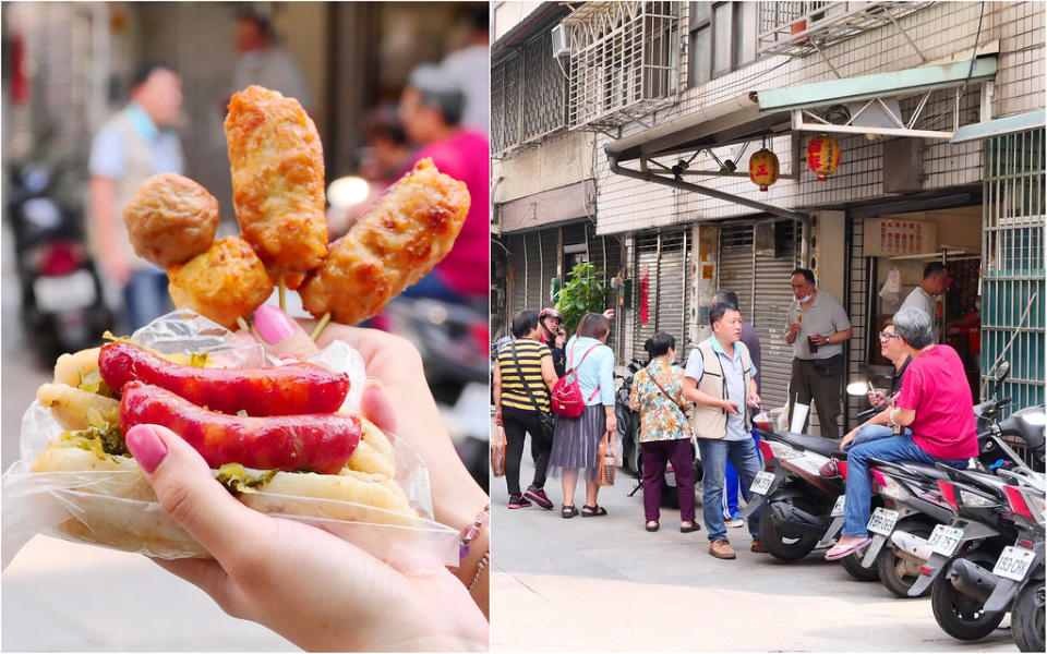 台中｜原子街紅茶香腸攤