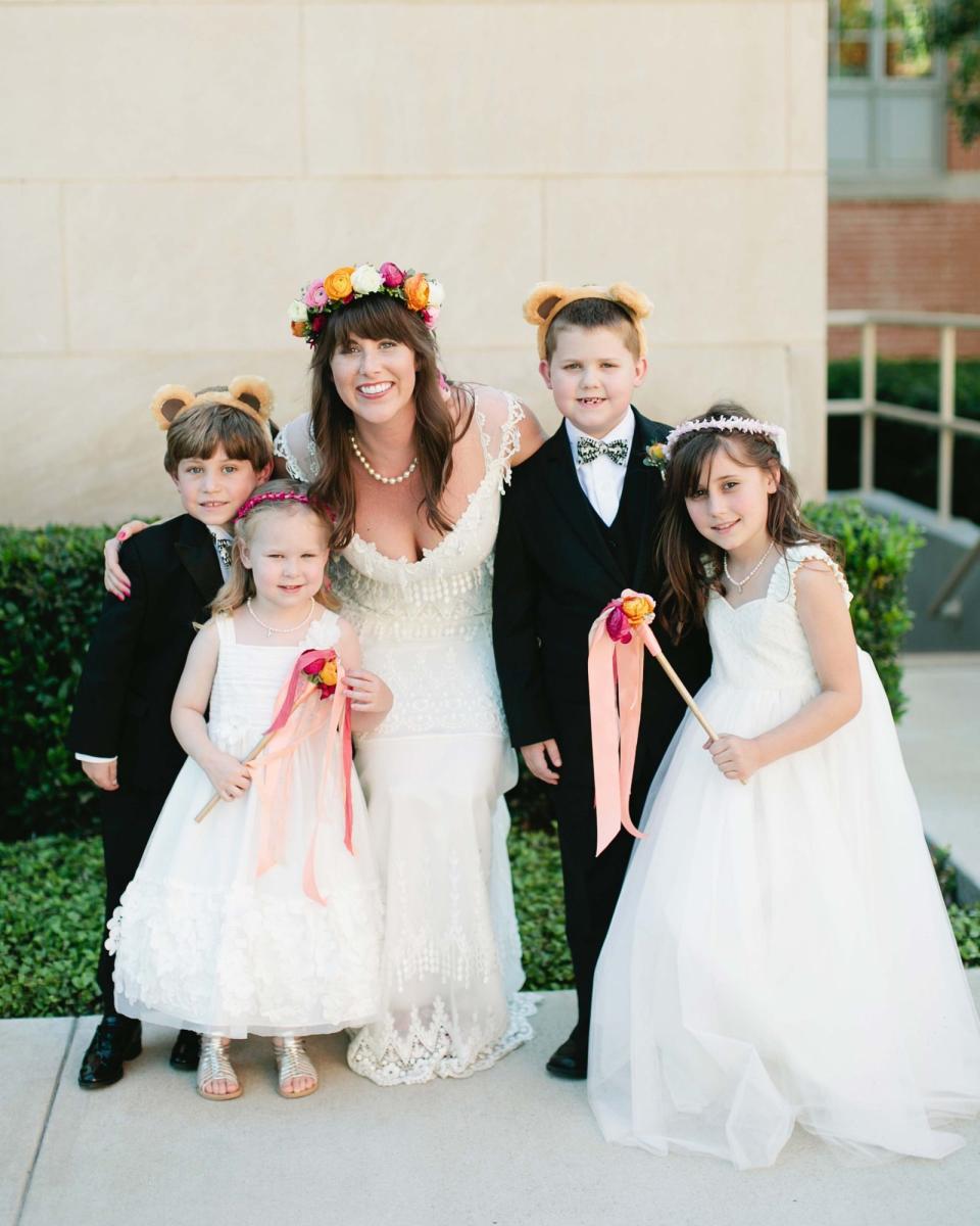 The Flower Girls and Ring "Bears"