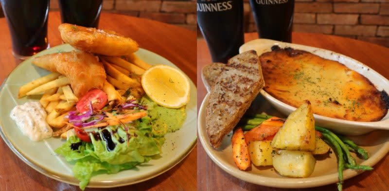 old school pubs - fish n chips