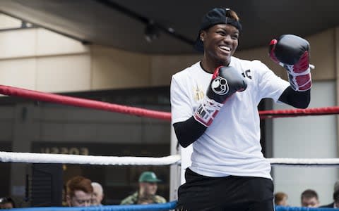 NIcola Adams in training - Credit: Getty Images