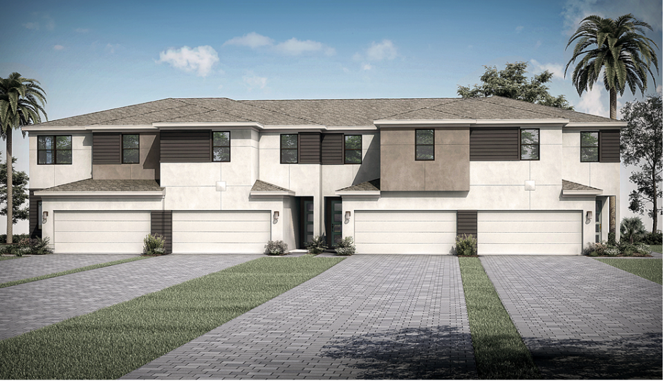 Artist's rendering of villas-style units to be built on what was once the Forest Oaks Golf Course. A circuit court judge recently ruled that Mattamy Homes can build its 450-unit development. Construction is expected to begin early next year.