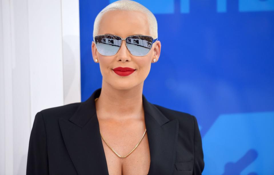 In a series of Instagram posts, Amber Rose clapped back at trolls who said her son is 'gay' for like Taylor Swift: 'This is why young kids kill themselves.'