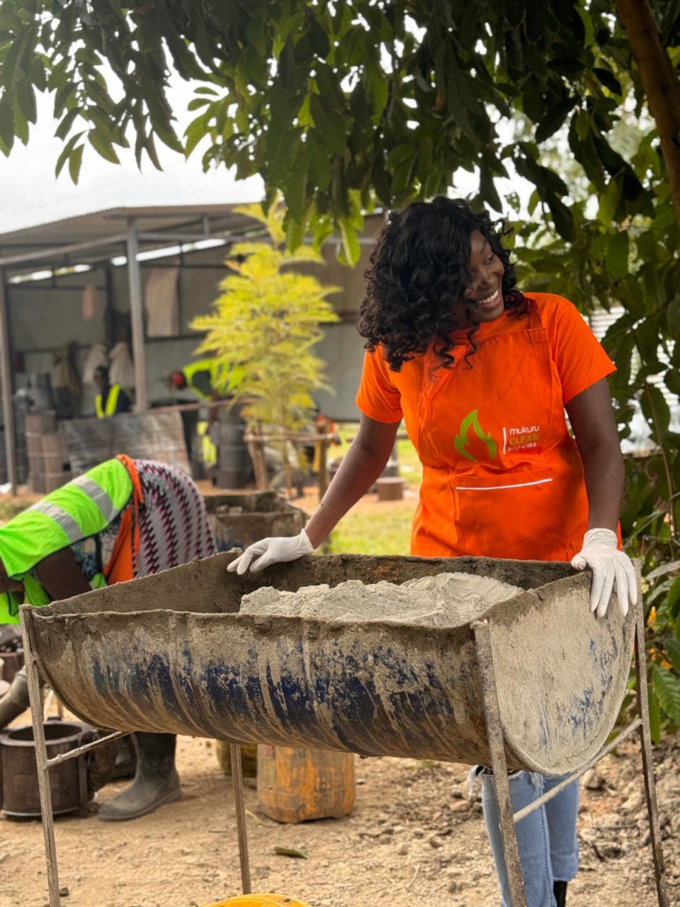 Magayi created the stove after her young daughter was badly burned by a traditional cooking stove in Kenya (Charlot Magayi)