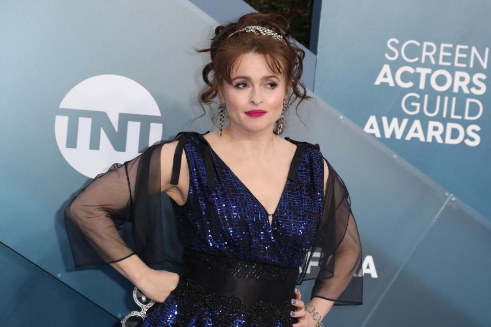 Helena Bonham Carter pictured earlier this year at the 26th Annual Screen Actors Guild Awards in JanuaryGetty Images