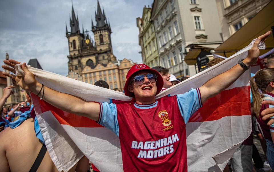 West Ham fans - MARTIN DIVISEK/EPA-EFE/Shutterstock