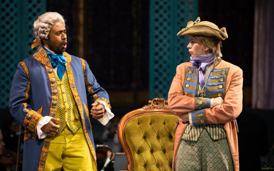 Ross Ramgobin and Samantha Price in The Marriage of Figaro - Ali Wright