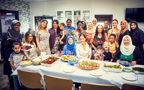 The Hubb Community Kitchen at the Al Manaar Muslim Cultural Heritage Centre - Credit: JENNY ZARINS /AFP