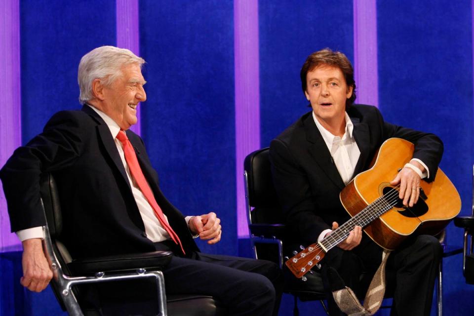 Parkinson has interviewed some of the world’s biggest stars, including Sir Paul MacCartney (pictured) (BBC)