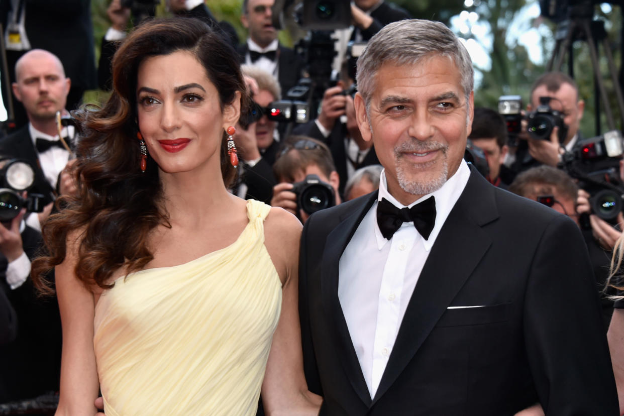 Happy couple: Amal and George Clooney: Pascal Le Segretain/Getty Images