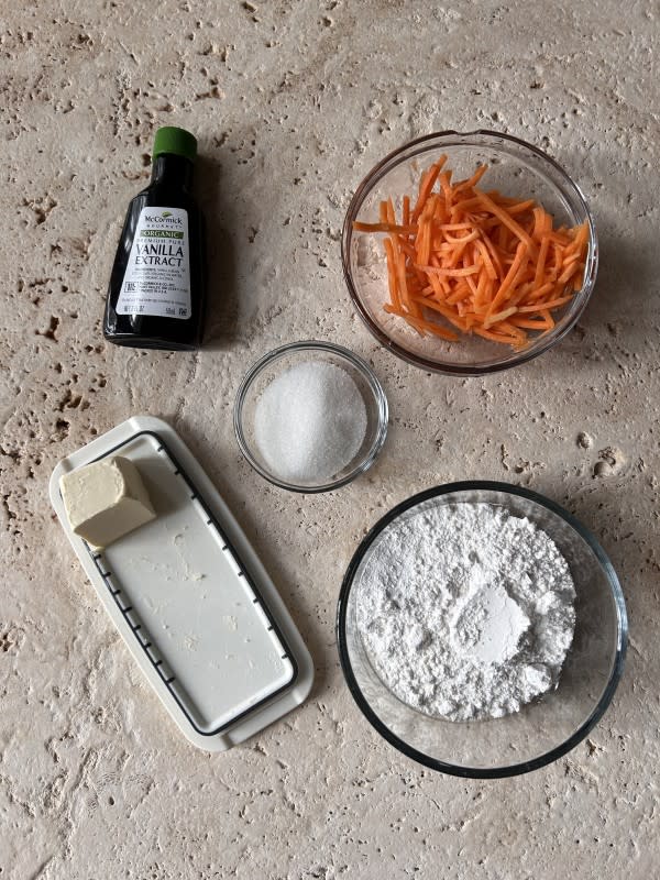 80-Year-Old Carrot Cookies Ingredients<p>Courtesy of Choya Johnson</p>