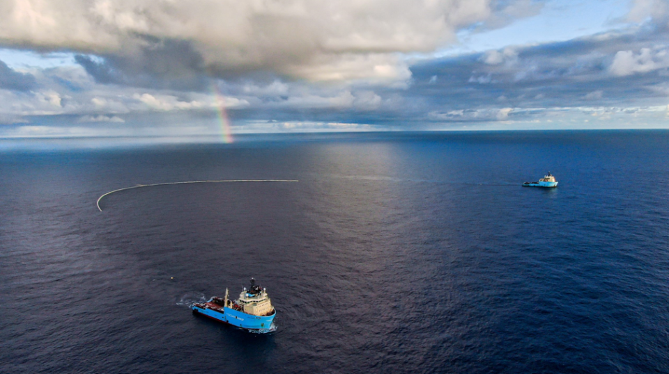 A cleaning system named "Jenny" was created by The Ocean Cleanup to collect mass amounts of waste from the Great Pacific Garbage Patch.