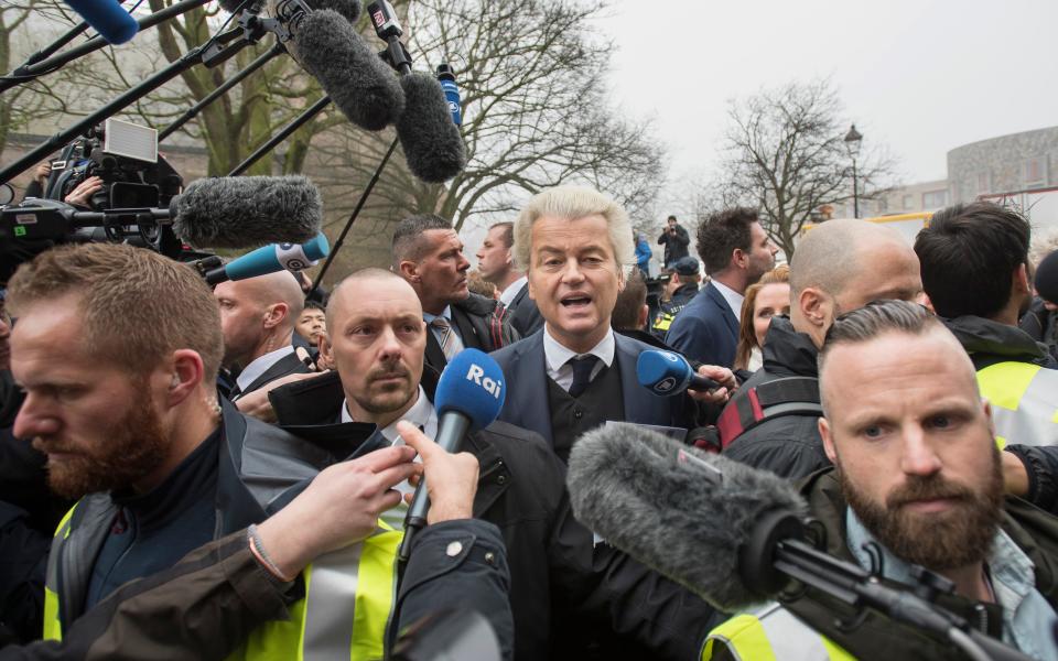 Geert Wilders attacks 'Moroccan scum' as he launches election campaign 