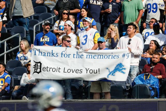 Matthew Stafford humbled by Lions fans wearing his jersey to Rams game  Sunday