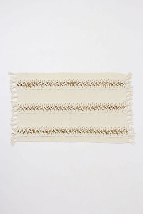 Woven Gold Bathmat