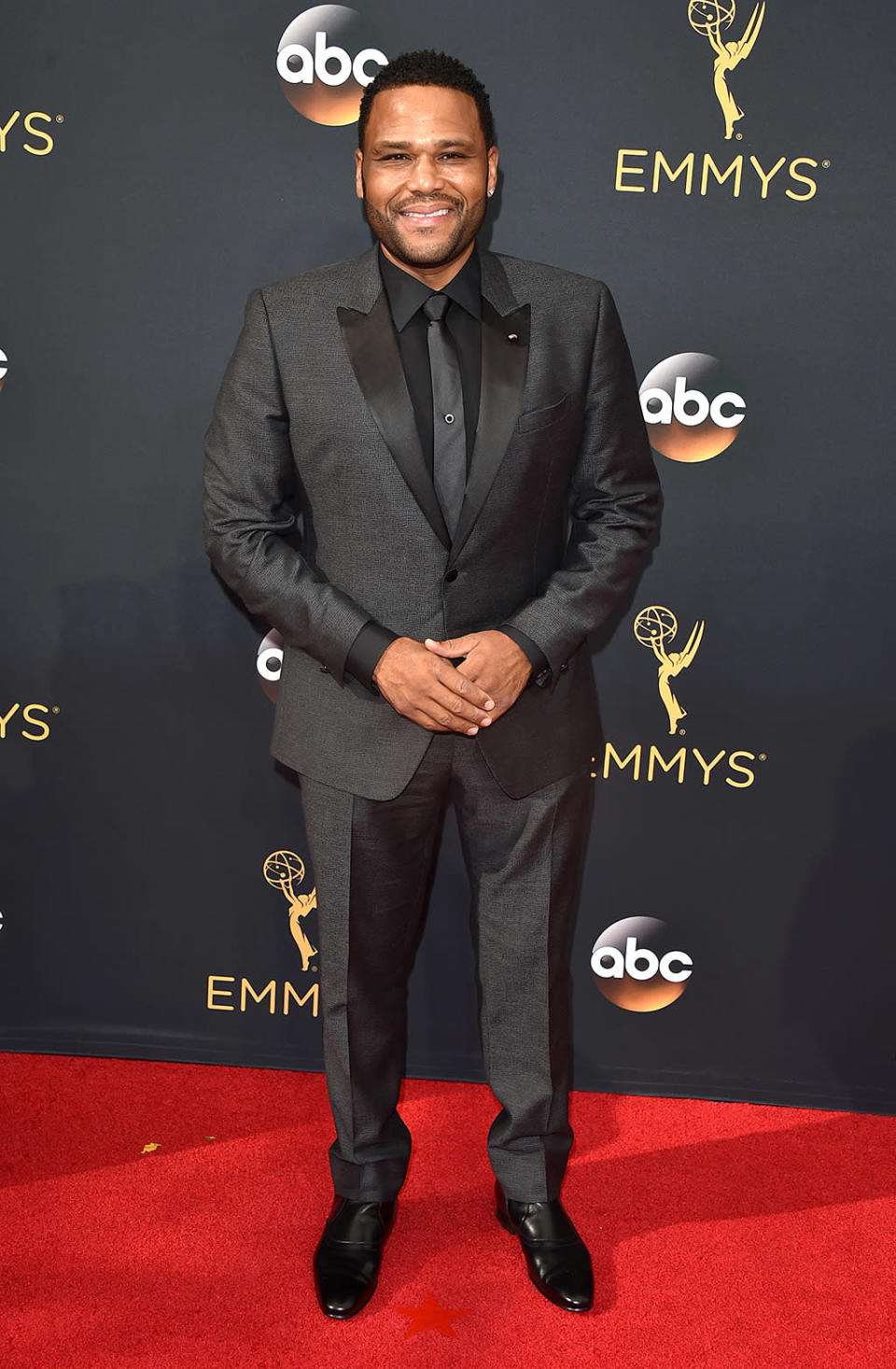 <p>Anthony Anderson arrives at the 68th Emmy Awards at the Microsoft Theater on September 18, 2016 in Los Angeles, Calif. (Photo by Getty Images) </p>