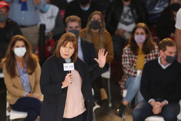 Cierre de campaña de Diego Santilli en La Plata. Patricia Bullrich; horario Rodríguez Larreta