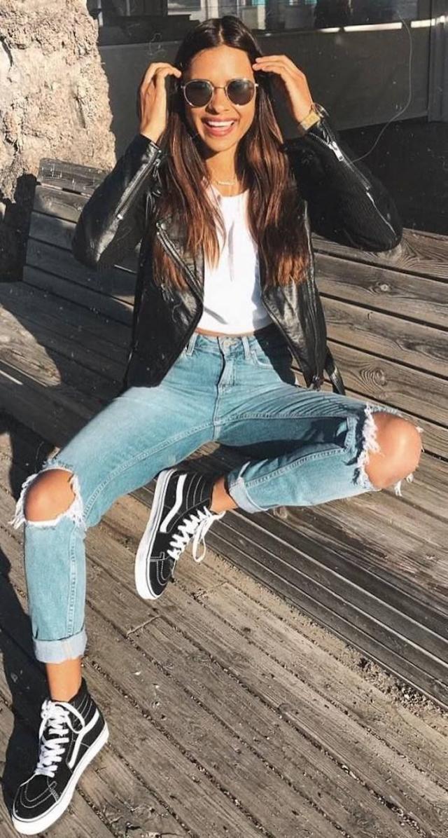 There Is Endless Street Style Inspiration for How to Make Ripped Jeans Look  Chic AF