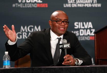 Anderson Silva has an excuse for those positive PED tests. (Photo by Steve Marcus/Getty Images)
