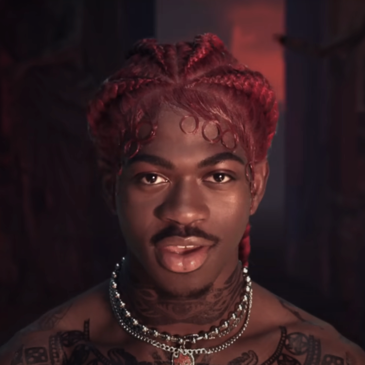 Closeup of Lil Nas X