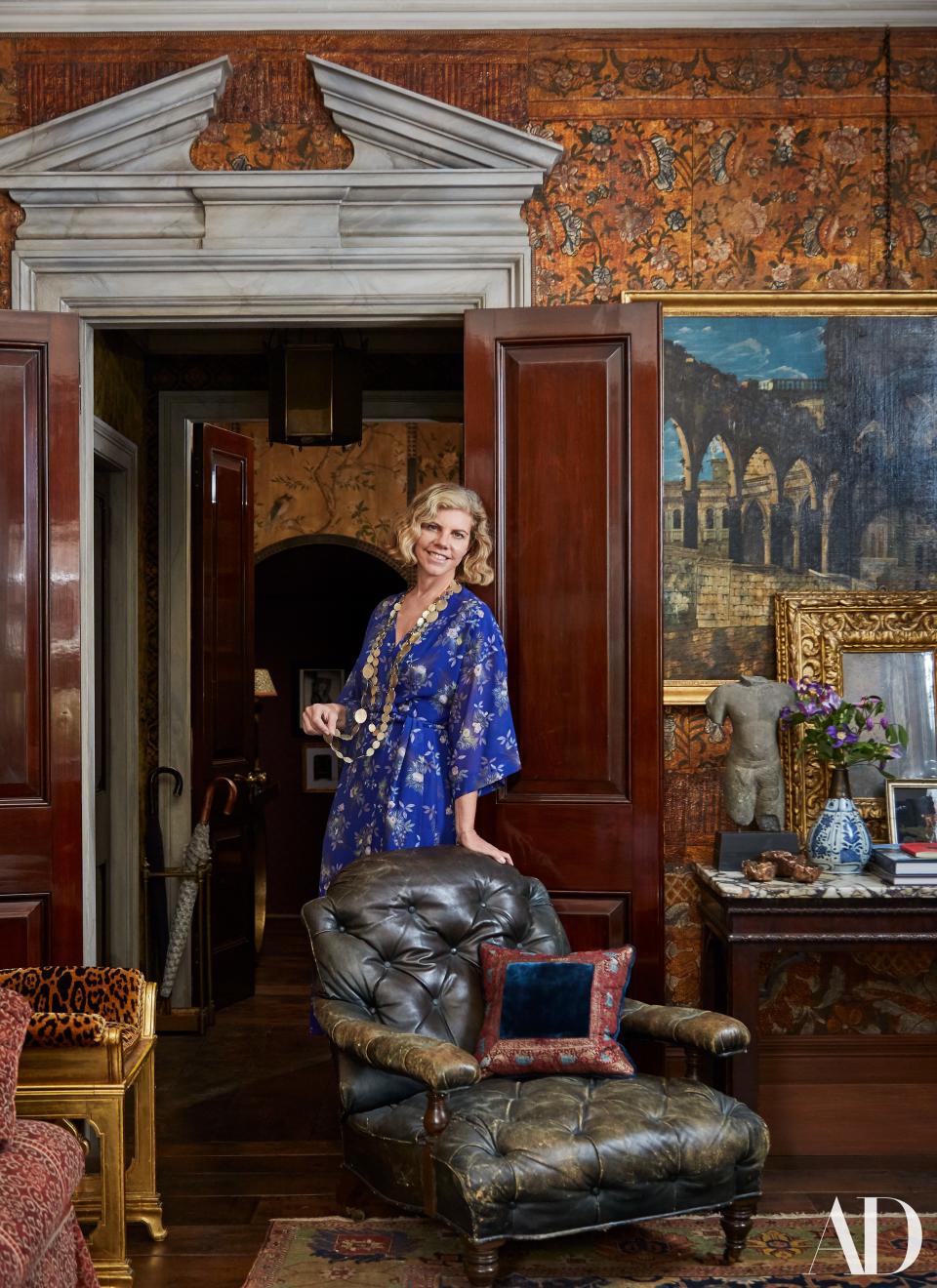 Designer Laura Sartori Rimini in her London home.