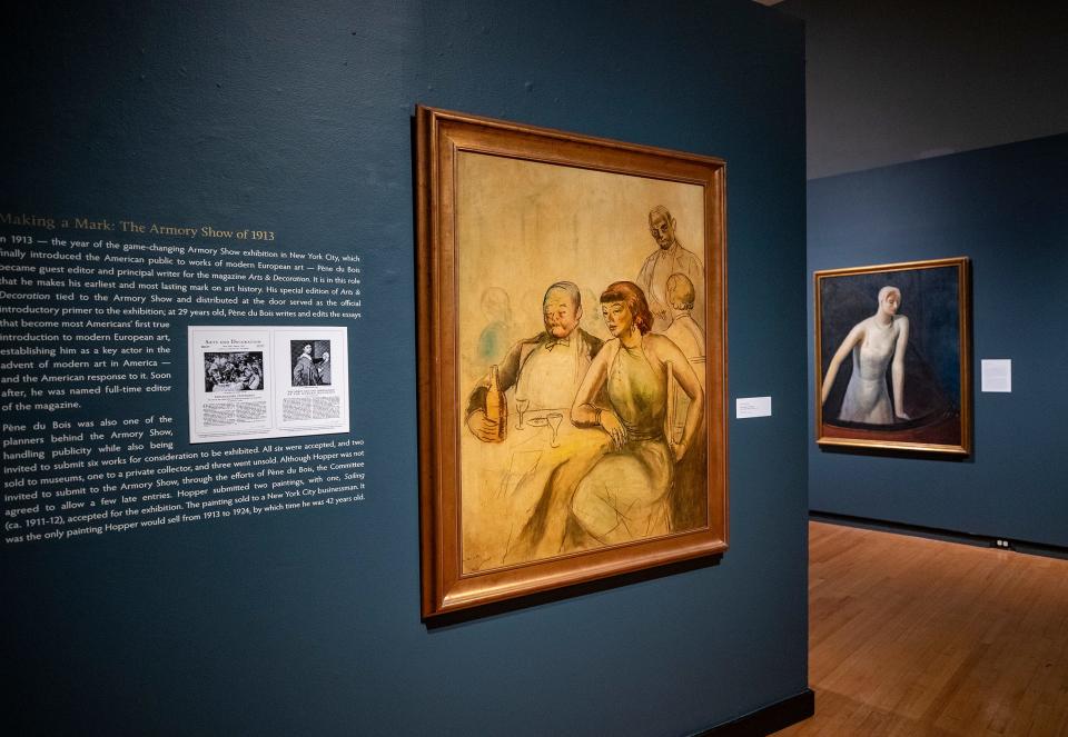 Edward Hopper and Guy Pene du Bois: Painting in The Real exhibit at the Polk Museum of Art.