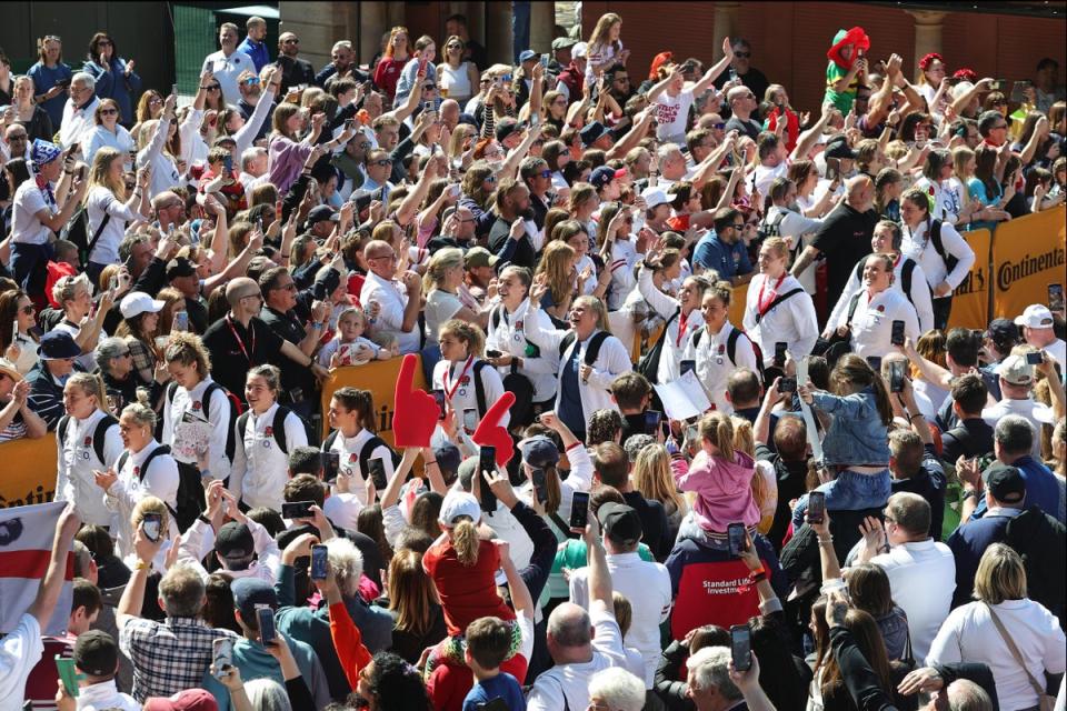 England’s players were blown away by the support at Twickenham last year (Getty Images)