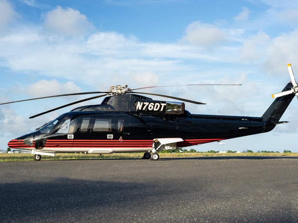 Trump Sikorsky S76 helicopter