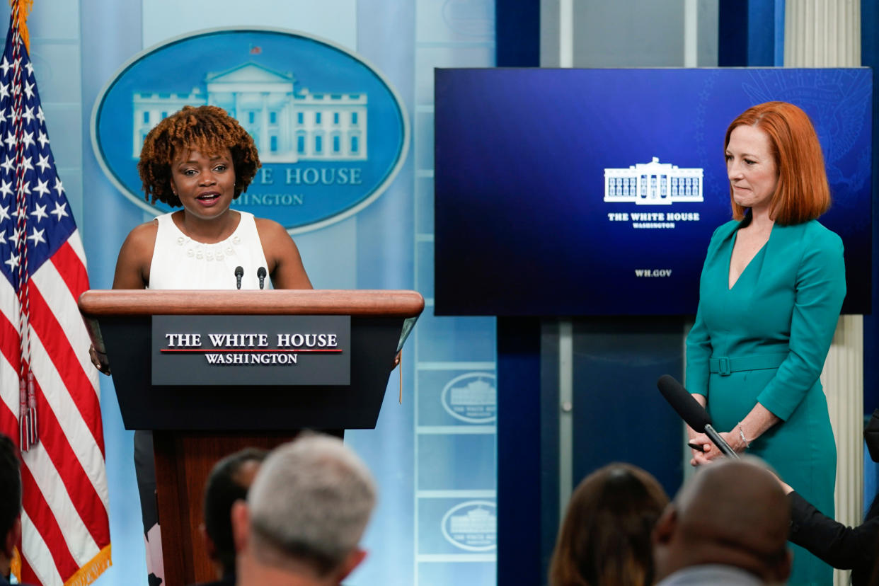 Biden Press Secretary - Credit: Evan Vucci/AP