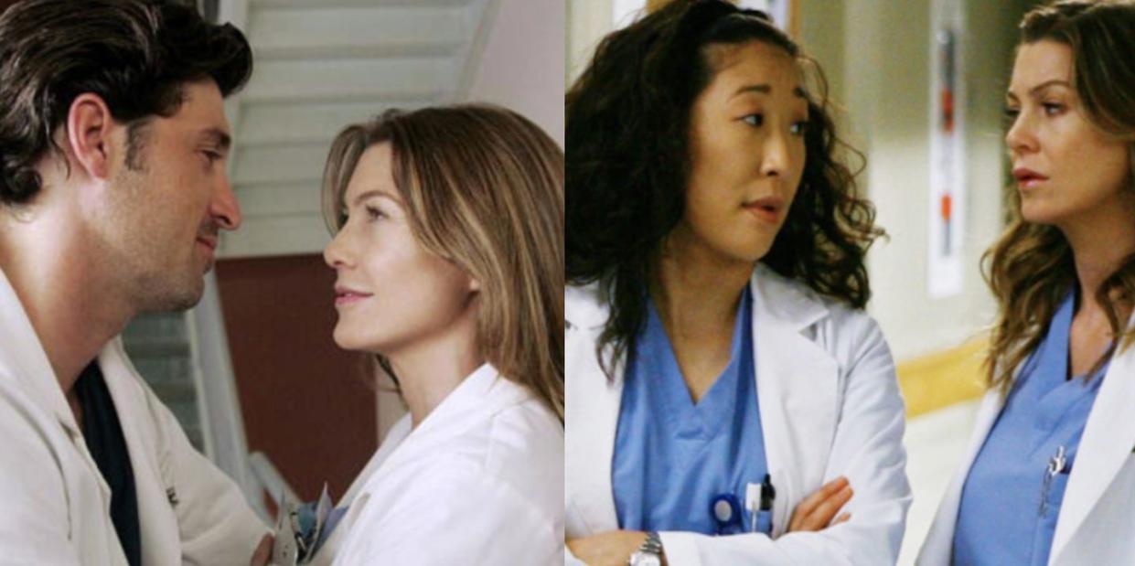 'grey's anatomy' season 19 2023 ellen pompeo meredith cristina derek