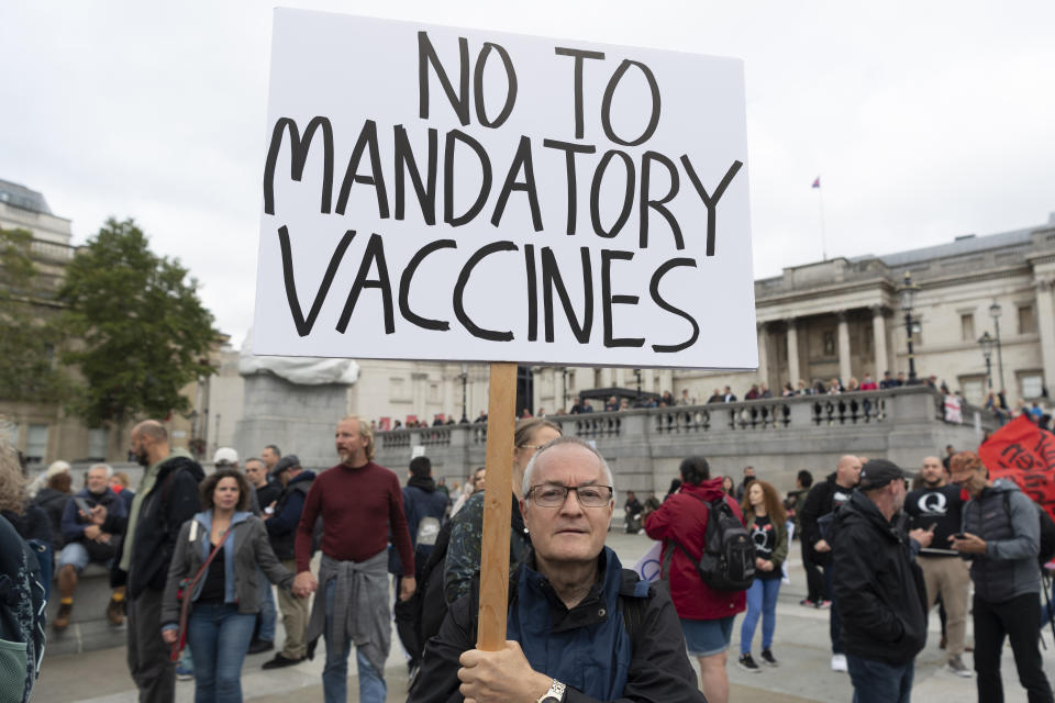 Demonstration organised by the organisation Stand Up X in London